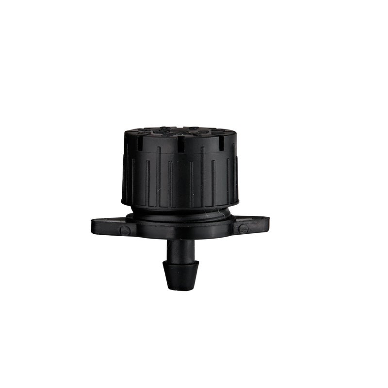 Raindrip 157005B Adjustable Flow Bubbler, Non-Pressure Compensating Emitter, Full-Circle Pattern, 8 Stream Spray with 1/4-Inch Barbed Inlet, 5-Pack, Black - Image 3